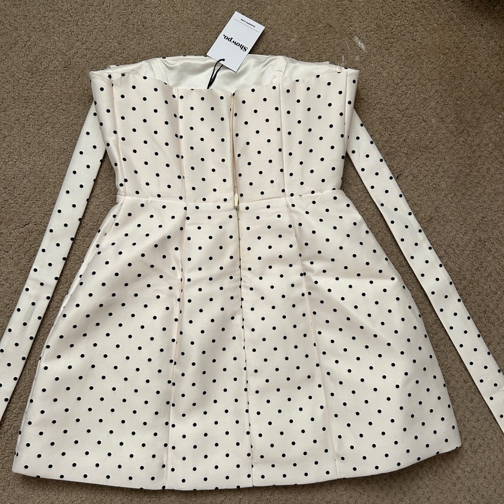 Showpo Halter Polka Dot Dress - Picture 4 of 5